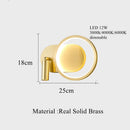Ljojo Luxury LED Reading Wall Light - Modern Hotel Living Room Bedside Décor