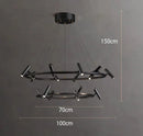 Ljojo LED Pendant Light Chandeliers for Modern Home Decor and Dining Room Lighting