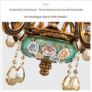 European-Style Luxurious Chandelier Living Room Lamp Crystal Retro Resin Grand Dining Ljojo