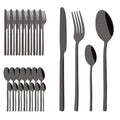 Ljojo 32-Piece Gold Stainless Steel Cutlery Set - Western Kitchen Flatware