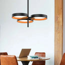 Ljojo Metal Acrylic LED Chandelier Modern Pendant Light Living Room Wall Lamp