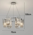 Ljojo Modern Black U-shaped LED Pendant Chandelier for Elegant Home Décor