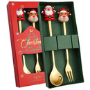 Ljojo 2-Piece Gold Cutlery Set in Gift Box