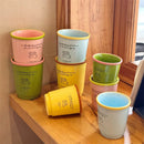 Kawaii Ceramic Coffee Mug Set | Ljojo 200/400ml | Ideal for Tea, Milk, Juice | Gift Idea