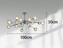 Ljojo LED Pendant Light Chandeliers for Staircase & Living Room, Modern Indoor Hanging Lamps