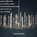 Ljojo Luxe Bar Dining Room Chandelier - High-End Crystal Light