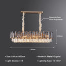 Modern Luxury Crystal LED Pendant Lights Chandelier Lighting for Villa Living Dining Room by Ljojo