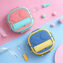 Ljojo Kids Insulated Stainless Steel Bento Box with Sections