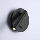 Ljojo LED Wall Lamp for Bedroom Hotel Night Light Rotation Spotlight