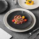 Ljojo Matte Striped Ceramic Plate Set for Molecular Cuisine Tableware