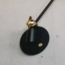 Ljojo Long Arm Black Gold Wall Light for Study Reading Bedroom