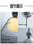 Bauhaus Sunset Glass Pendant Lights LED G9 Modern Light Fixtures for Home and Cafe