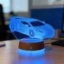 Car Light Party Supplies Racing Night Light Gift Multi Color Changing Night Light - Ljojo