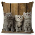 Cute Cat Print Fold Ear Pet Pillowcase for Cozy Home Decor by Ljojo