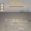 Nordic Luxury LED Chandelier for Dining Table | Modern Restaurant Decor by Ljojo