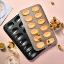 Ljojo Madeleine Mini Cake Pan Nonstick Baking Mold Tin Tray - Mini Biscuit Cookie Pans