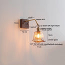 Ljojo LED Wall Sconce Pull Chain Switch Modern Style Nordic Mirror Light Fixtures
