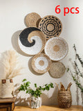 Boho Hand Woven Wall Basket for Home Decor by Ljojo™