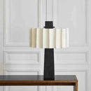 Ljojo Minimalist Scandinavian Bedroom Table Lamp Black Vertical Design