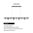 Ljojo Minimalist Long Strip Pendant Light for Full Spectrum Bar Lighting