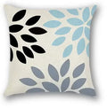 Ljojo Light Blue Linen Cushion Cover - 40x40 to 60x60 Pillowcase