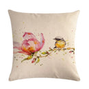 Animal Print Linen Pillowcase by Ljojo - Home Decor Cushion Cover