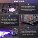 Ljojo™ 1200W RGB LED Fog Machine with Magic Ball Effect Lights