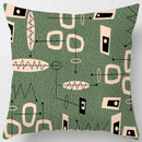 Colorful Blocks Geometric Abstract Pattern Cushion Cover by Ljojo
