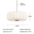 Modern Japanese Wabi Sabi Silk E27 Pendant Lights | Nordic Chandelier for Living Room | Ljojo