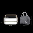 Ljojo 304 Stainless Steel Insulated Lunch Box Microwave Safe for Students at Work