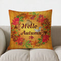 Autumn Pumpkins Decorative Throw Pillow Cover by Ljojo - for Sofa, Bedroom, Car