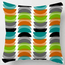 Colorful Blocks Geometric Abstract Pattern Cushion Cover by Ljojo