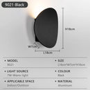 LED Wall Lamp Indoor Outdoor IP65 Waterproof White Black Modern Minimalist Aluminum Home Light Garden Light