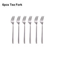 Ljojo 21-Piece Stainless Steel Cutlery Set - Mirror Finish Elegant Tableware