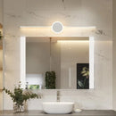 Ljojo LED Wall Lamps: White Black Mirror Headlights Sconce for Indoor Lighting