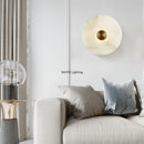 Ljojo Marble Circular Wall Lamp Nordic Minimalist LED Lights