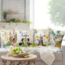 Easter Puppy Cat Egg Pattern Pillowcase - Ljojo Brand Home Decoration