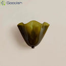 Ljojo Modern Vintage Glass Petal LED Wall Lamp Art Creative Lights for Bedroom Home Chandelier
