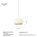 Ljojo Minimalist Knitted Pendant Light for Chic Spaces