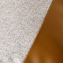 Ljojo Luxe Orange Gray Stitch Pillow for Stylish Living Room Decor