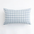 Ljojo Light Blue Plaid Pillow Cover 30x50cm/45x45cm - Home Decor Sofa Cushion