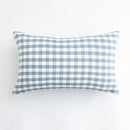 Ljojo Light Blue Plaid Pillow Cover 30x50cm/45x45cm - Home Decor Sofa Cushion