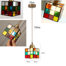 Ceiling Chandeliers Modern Tiffany Glass Pendant Light for Bedroom Kitchen - Ljojo