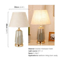 Ljojo Luxe Ceramic Table Lamp for Elegant Living Spaces