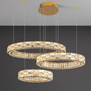 Nordic Style Crystal Chandelier Pendant Ceiling Lamp - Luxurious LED Lighting by Ljojo