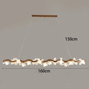 LED Cream Petal Pendant Light Modern Stylish Chandelier by Ljojo for Home Decoration