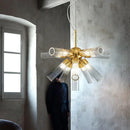 Modern LED Chandelier: Round Tube Ceiling Light for Living Room by Ljojo