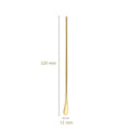 Ljojo Long Handle Stainless Steel Teaspoon for Coffee, Tea, Dessert, and Ice Cream