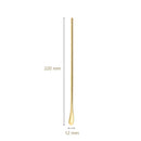 Ljojo Long Handle Stainless Steel Teaspoon for Coffee, Tea, Dessert, and Ice Cream