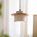 Ljojo LED Hanging Lamp: Japanese Style Pendant Light for Home Decor